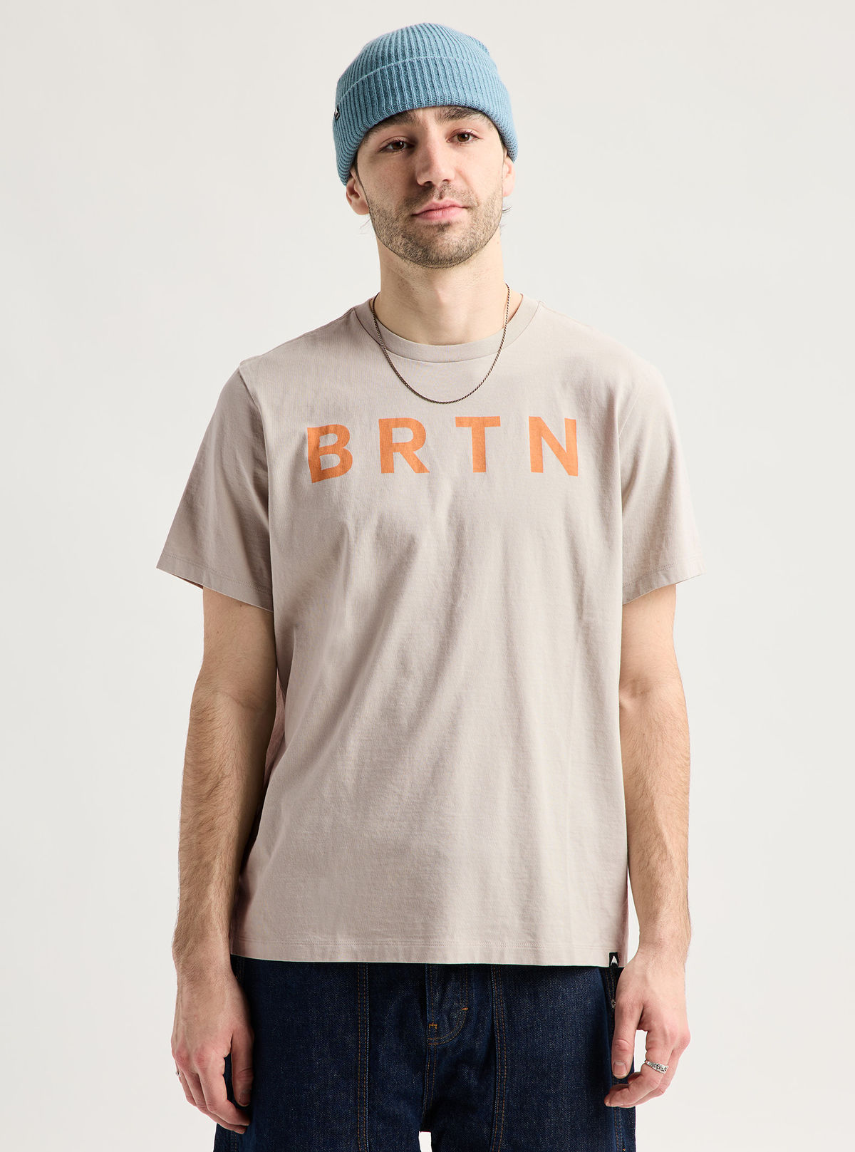 Burton BRTN Short Sleeve T-Shirt - Chinchilla Gray - Burton SS Tee Apparel - alternate view 3