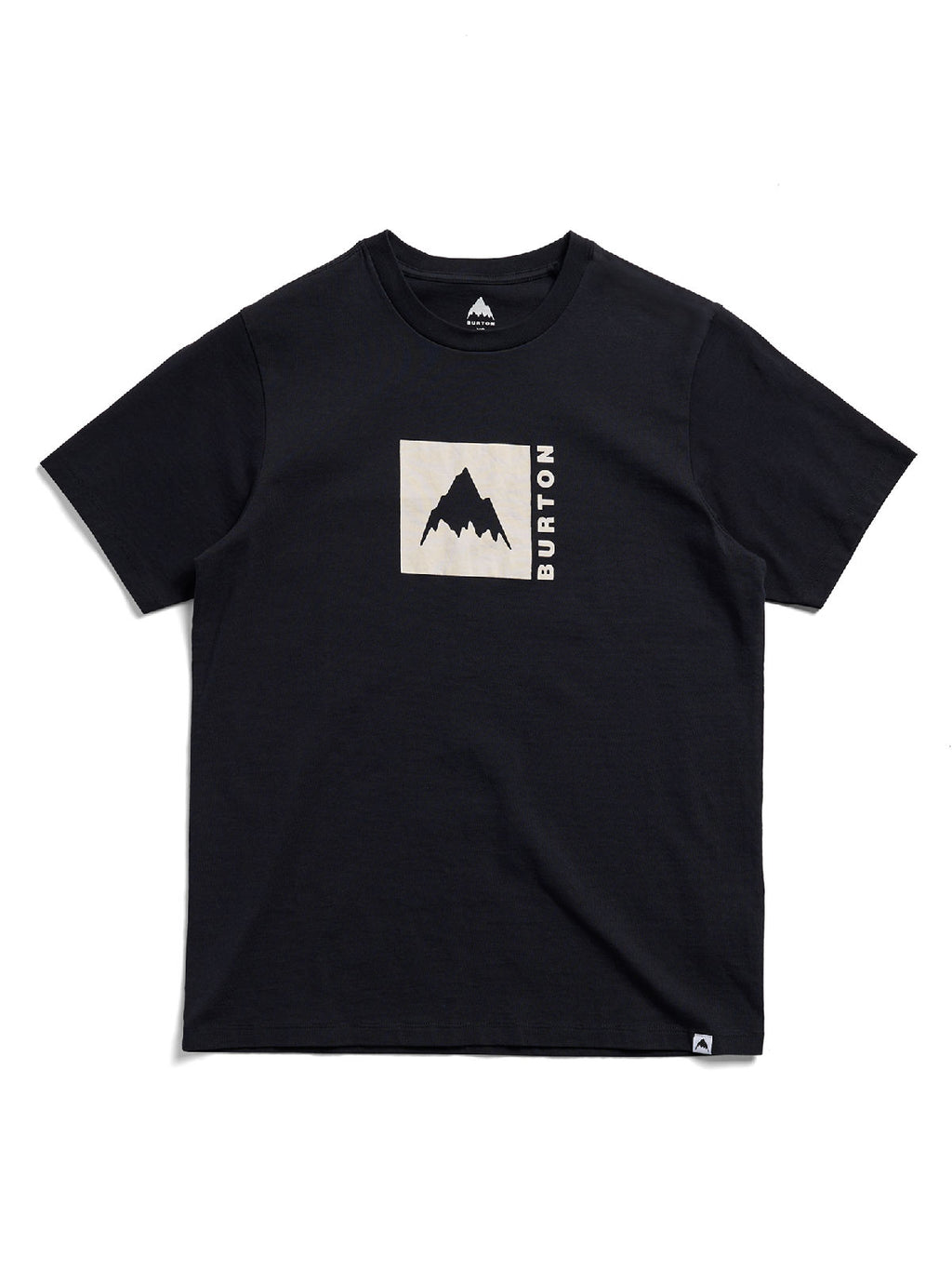 Burton Classic Mountain High Short Sleeve T-Shirt - True Black - Burton SS Tee Apparel