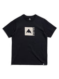 Burton Classic Mountain High Short Sleeve T-Shirt - True Black - Burton SS Tee Apparel