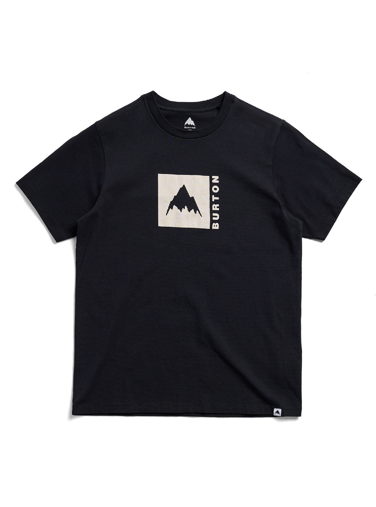 Burton Classic Mountain High Short Sleeve T-Shirt - True Black - Burton SS Tee Apparel