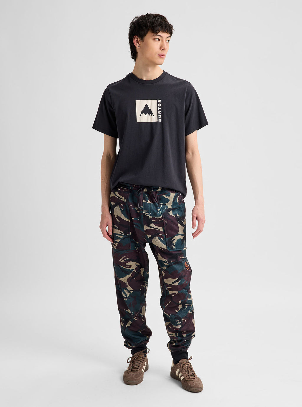 Burton Classic Mountain High Short Sleeve T-Shirt - True Black - Burton SS Tee Apparel - alternate view 2