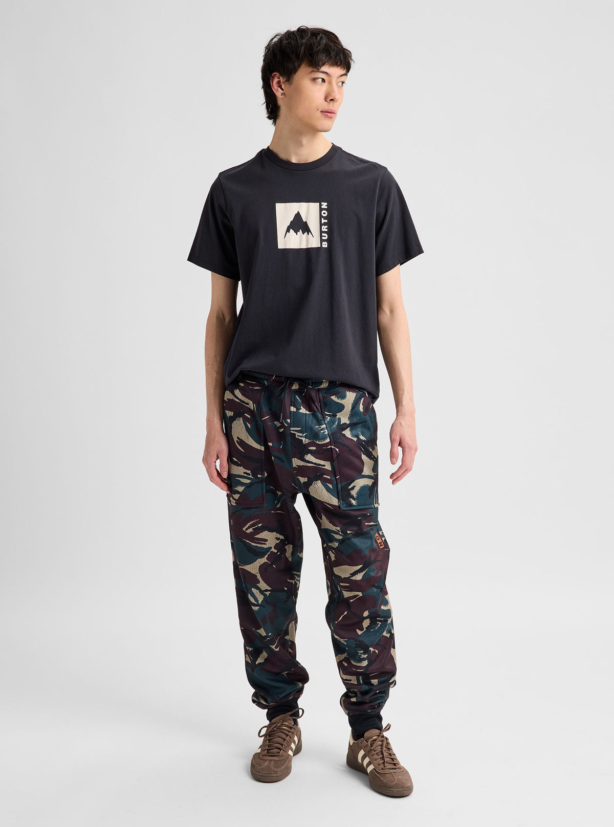 Burton Classic Mountain High Short Sleeve T-Shirt - True Black - Burton SS Tee Apparel - alternate view 2