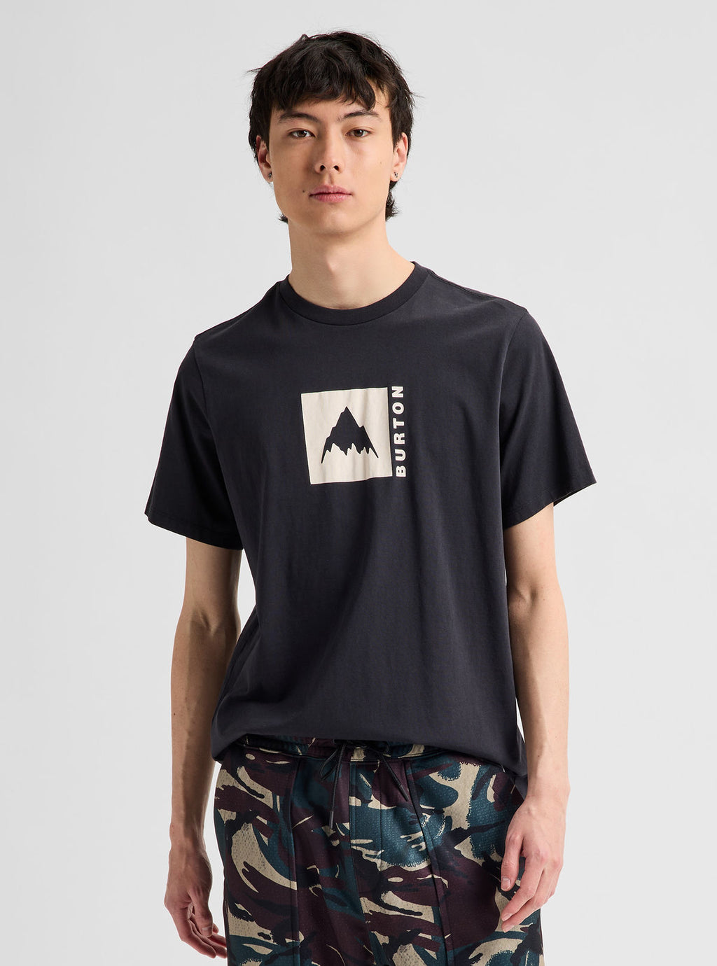Burton Classic Mountain High Short Sleeve T-Shirt - True Black - Burton SS Tee Apparel - alternate view 3