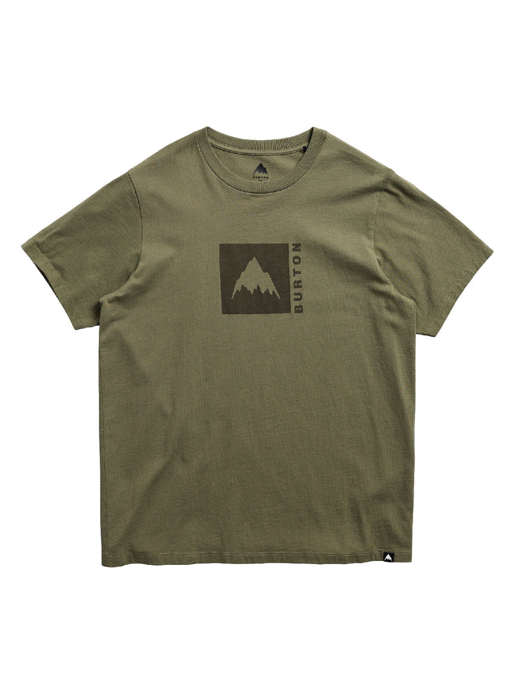 Burton Classic Mountain High Short Sleeve T-Shirt - Forest Moss - Burton SS Tee Apparel
