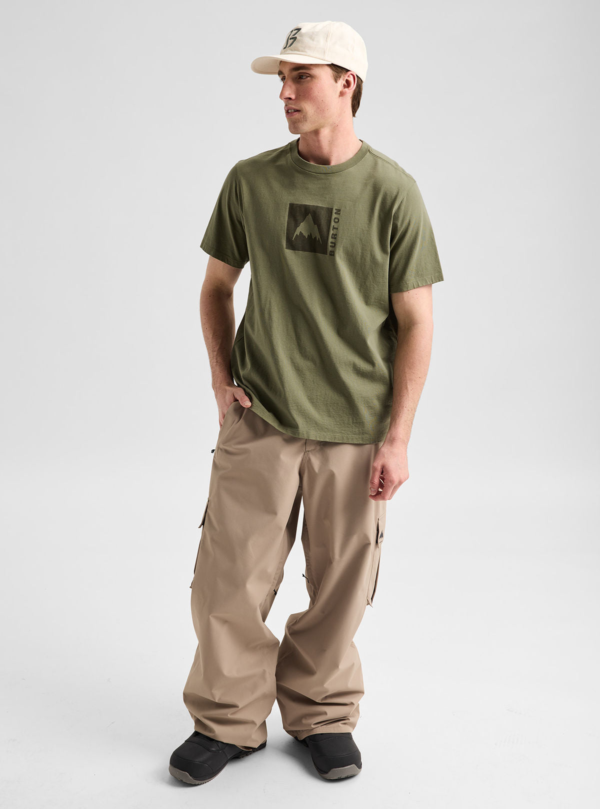 Burton Classic Mountain High Short Sleeve T-Shirt - Forest Moss - Burton SS Tee Apparel - alternate view 2