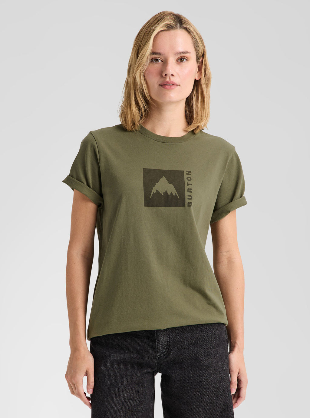Burton Classic Mountain High Short Sleeve T-Shirt - Forest Moss - Burton SS Tee Apparel - alternate view 7