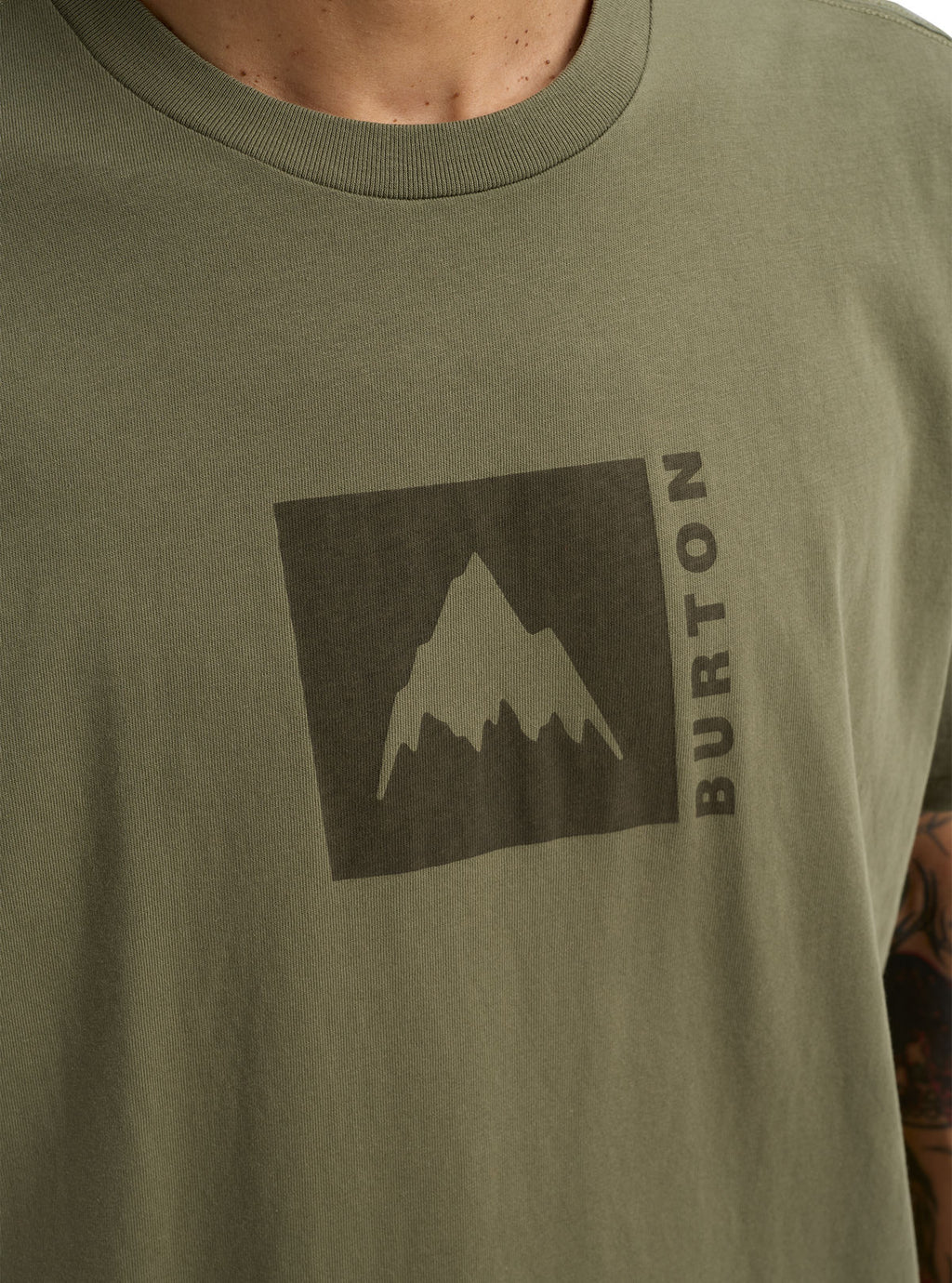 Burton Classic Mountain High Short Sleeve T-Shirt - Forest Moss - Burton SS Tee Apparel - alternate view 9