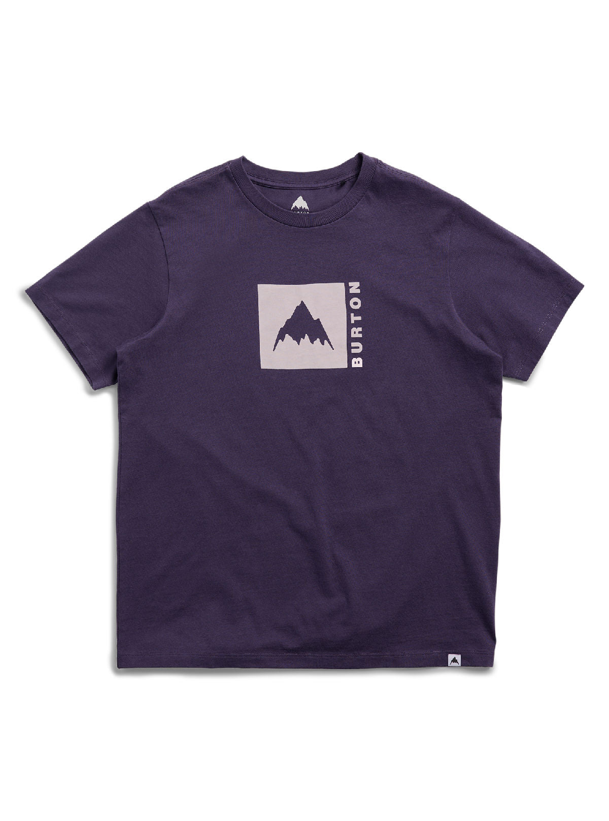 Burton Classic Mountain High Short Sleeve T-Shirt - Nightshade Purple - Burton SS Tee Apparel