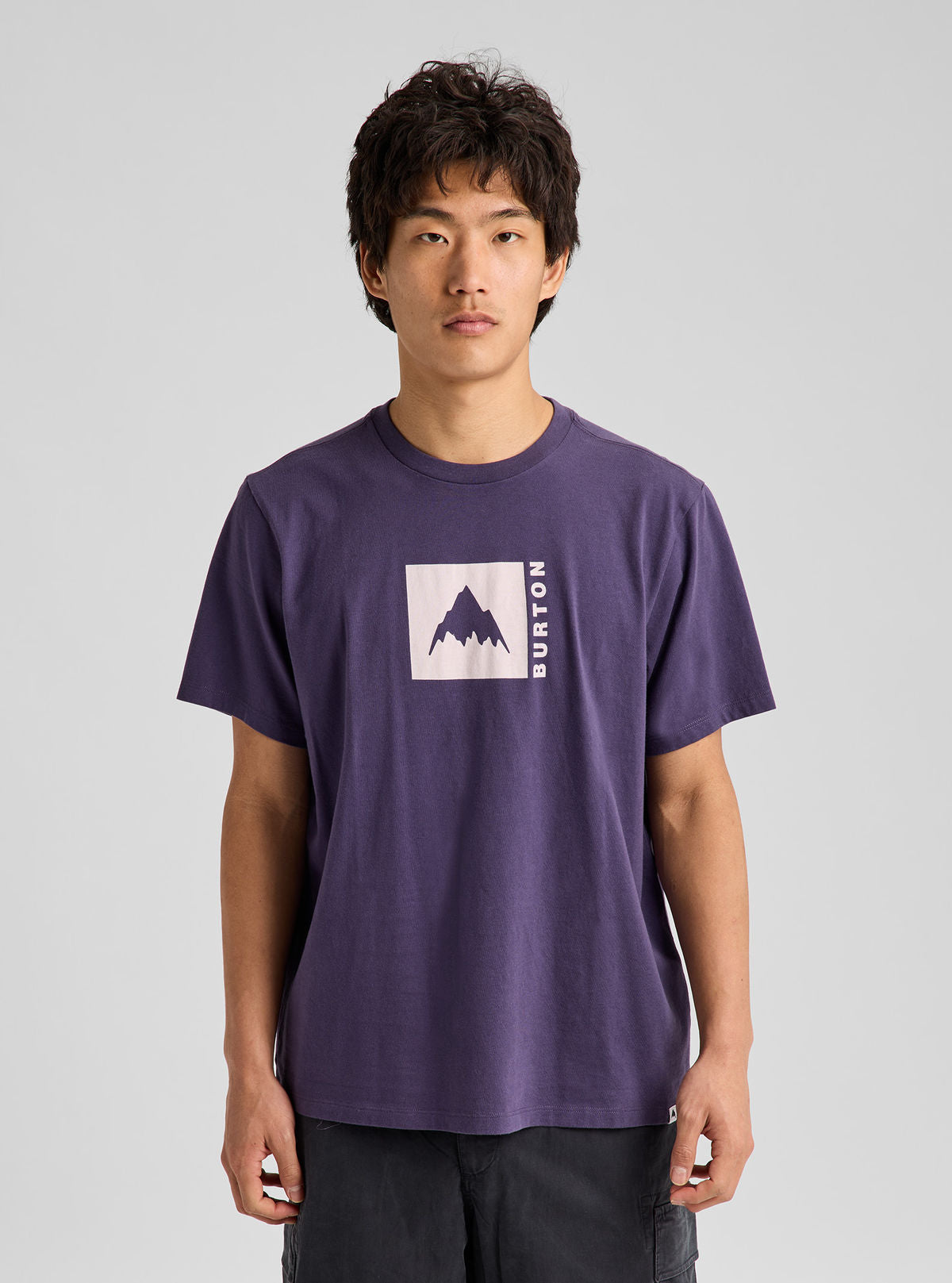 Burton Classic Mountain High Short Sleeve T-Shirt - Nightshade Purple - Burton SS Tee Apparel - alternate view 7