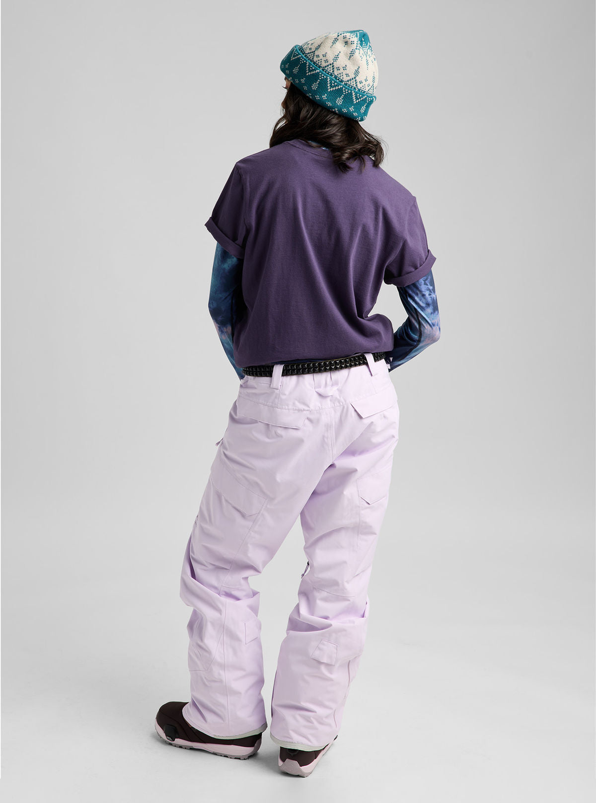 Burton Classic Mountain High Short Sleeve T-Shirt - Nightshade Purple - Burton SS Tee Apparel - alternate view 4