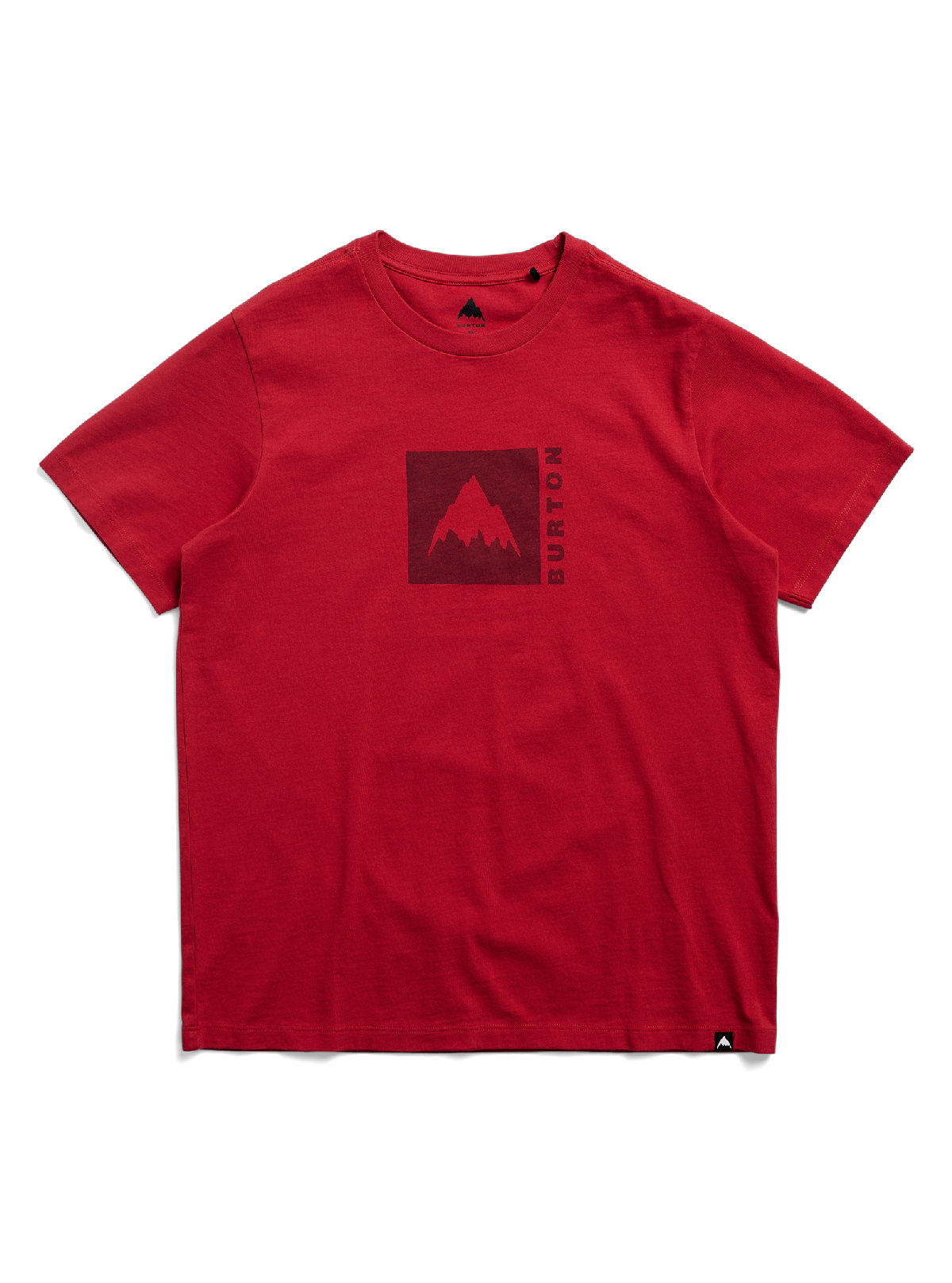 Burton Classic Mountain High Short Sleeve T-Shirt - Geranium Red - Burton SS Tee Apparel