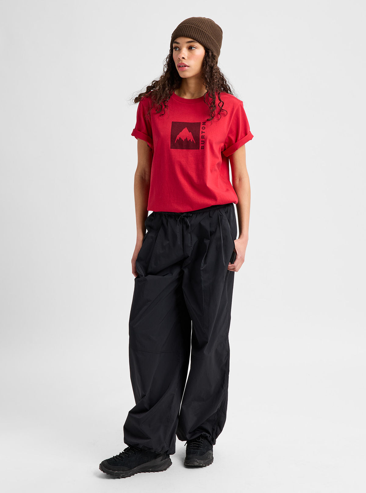 Burton Classic Mountain High Short Sleeve T-Shirt - Geranium Red - Burton SS Tee Apparel - alternate view 2