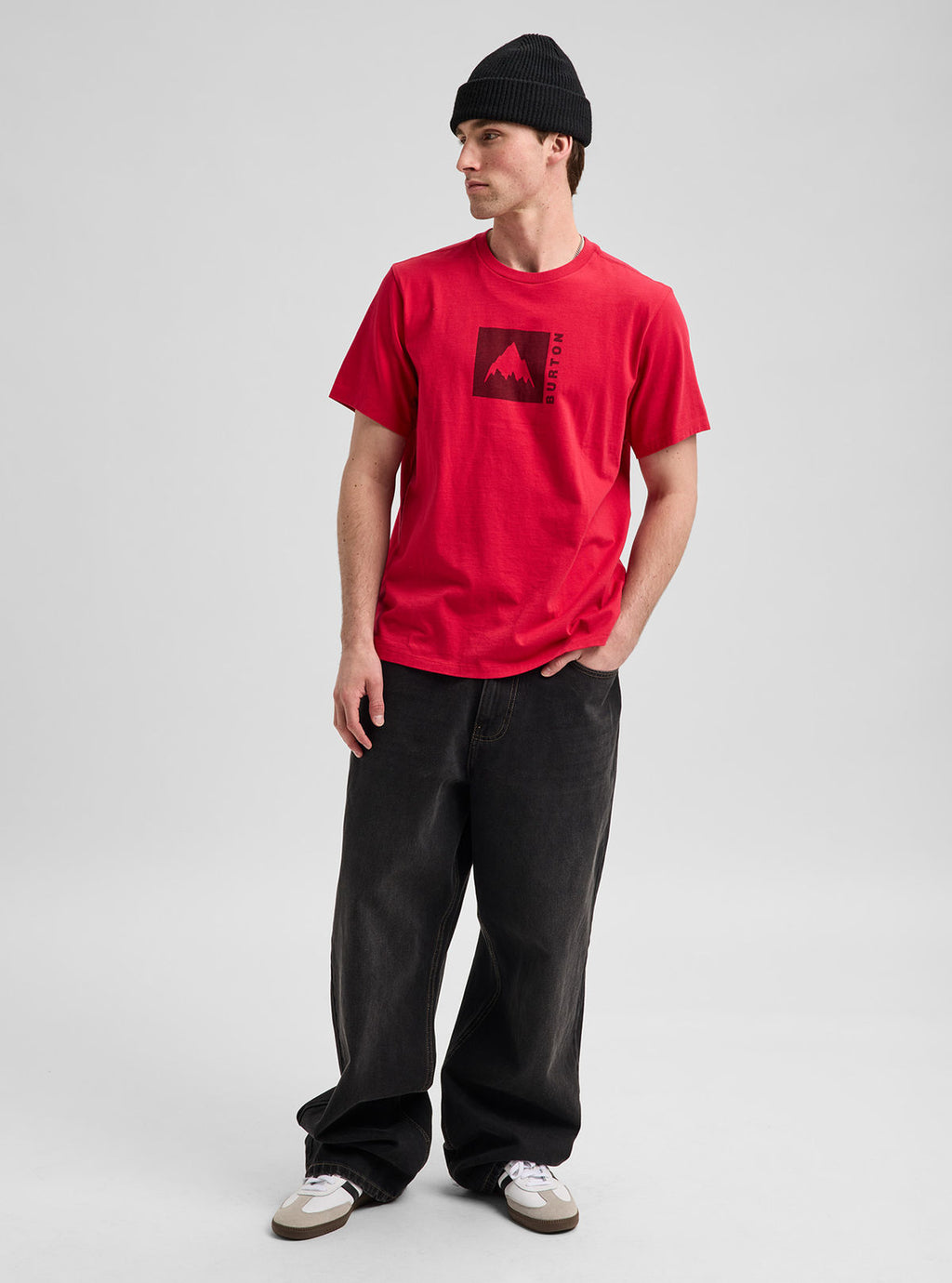 Burton Classic Mountain High Short Sleeve T-Shirt - Geranium Red - Burton SS Tee Apparel - alternate view 6