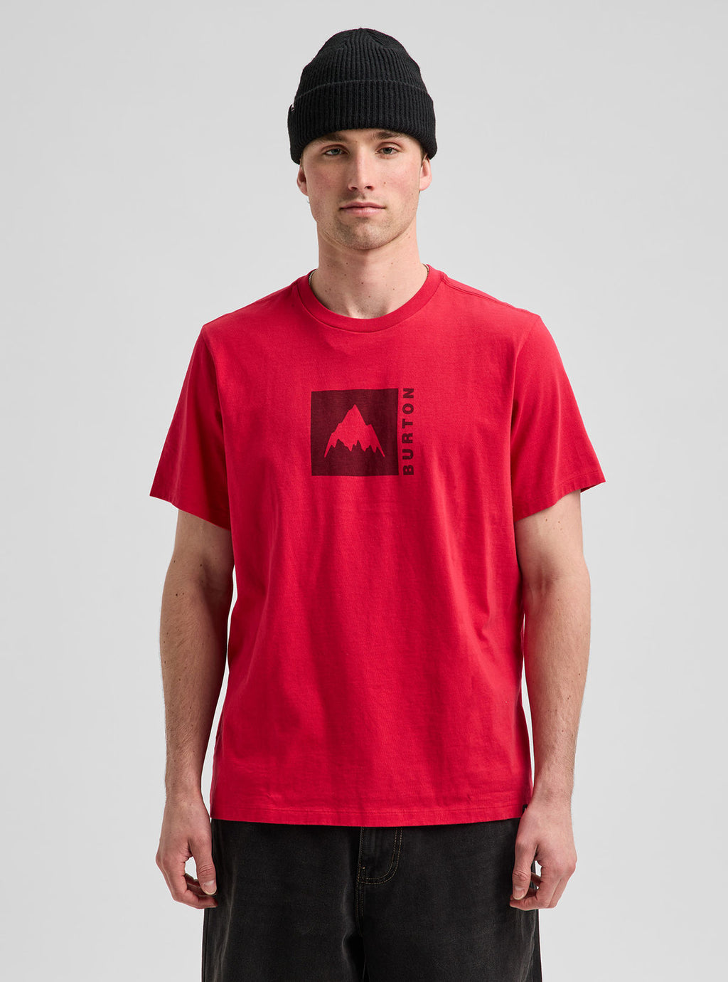 Burton Classic Mountain High Short Sleeve T-Shirt - Geranium Red - Burton SS Tee Apparel - alternate view 7