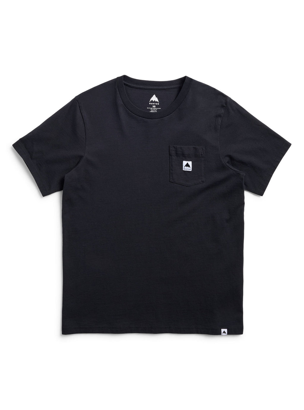 Burton Colfax Short Sleeve T-Shirt - True Black - Burton Ss Tee Apparel