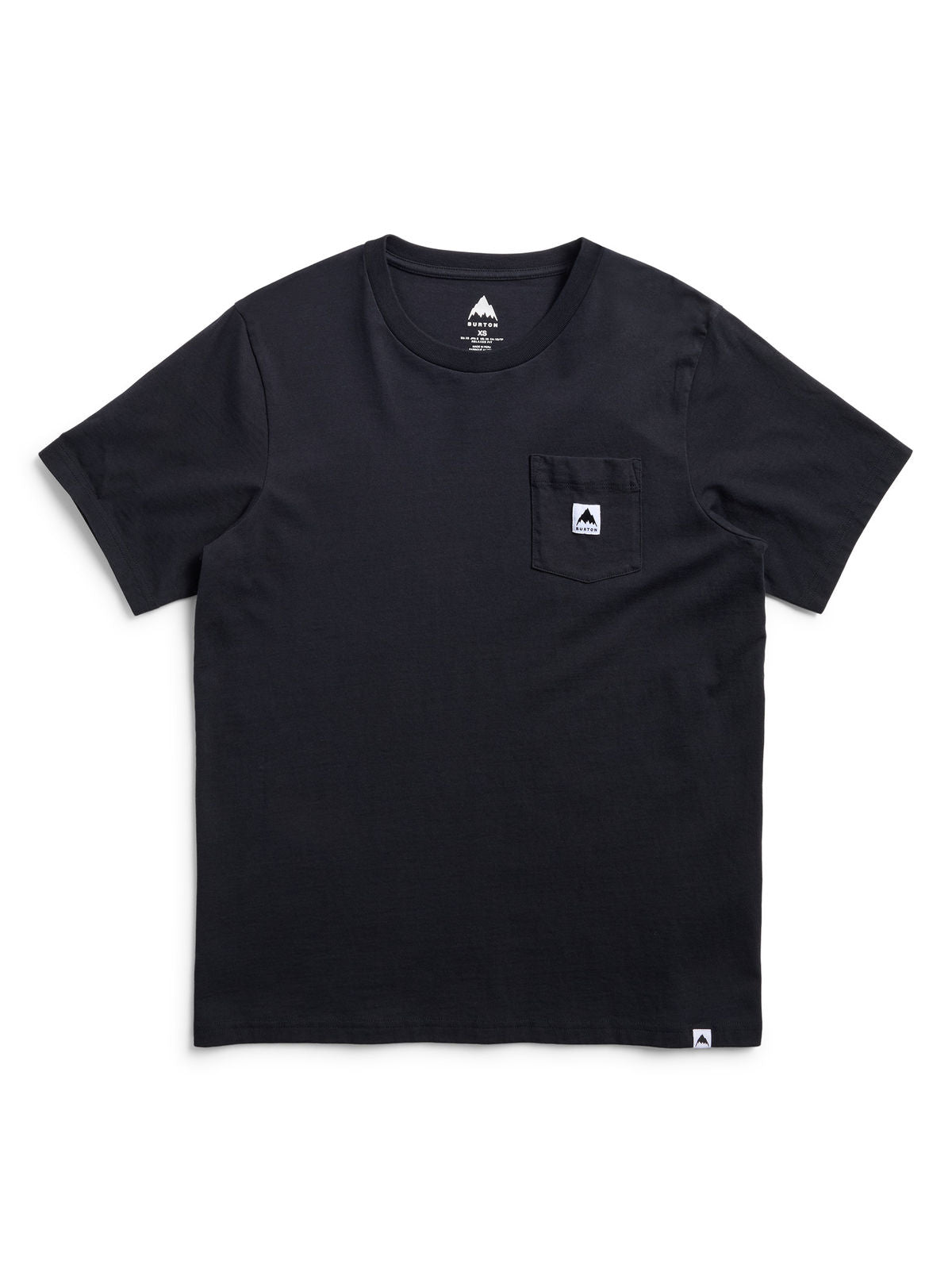 Burton Colfax Short Sleeve T-Shirt - True Black - Burton Ss Tee Apparel