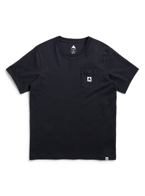 Burton Colfax Short Sleeve T-Shirt - True Black - Burton Ss Tee Apparel