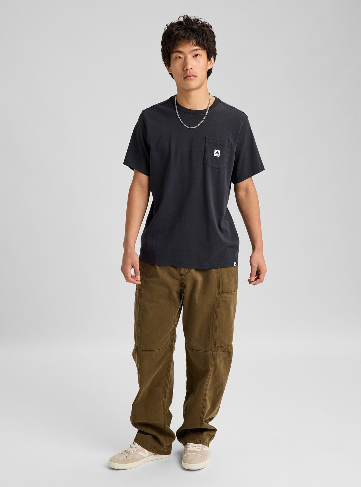 Burton Colfax Short Sleeve T-Shirt - True Black - Burton Ss Tee Apparel - alternate view 6