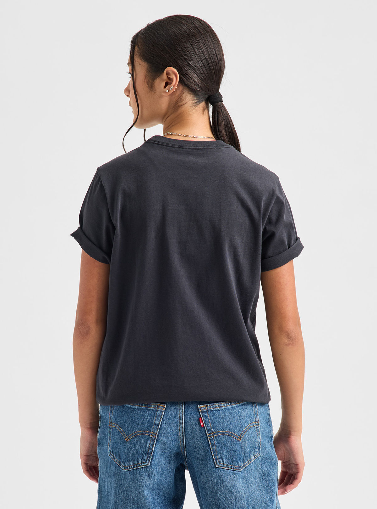 Burton Colfax Short Sleeve T-Shirt - True Black - Burton Ss Tee Apparel - alternate view 4