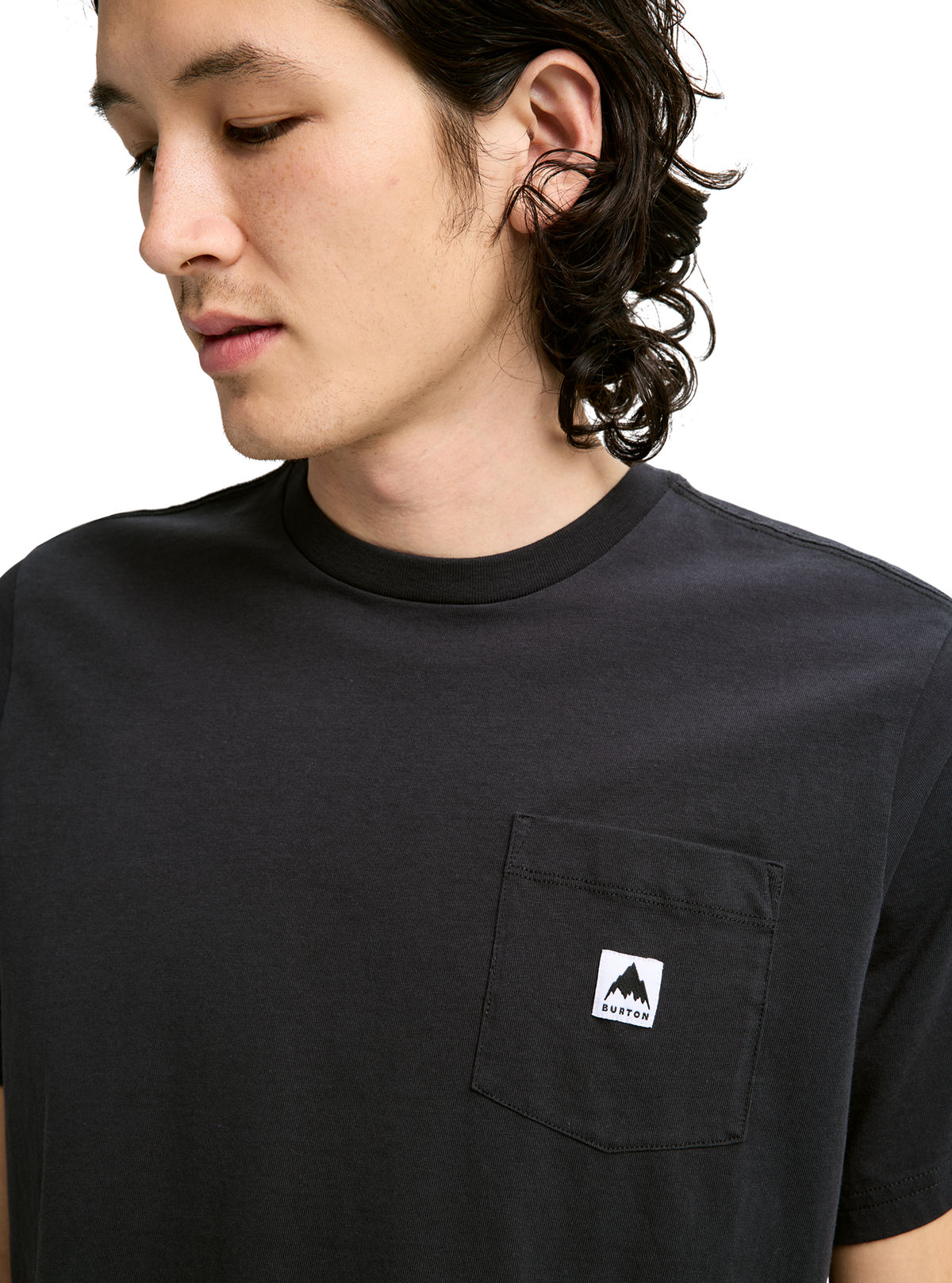 Burton Colfax Short Sleeve T-Shirt - True Black - Burton Ss Tee Apparel - alternate view 9