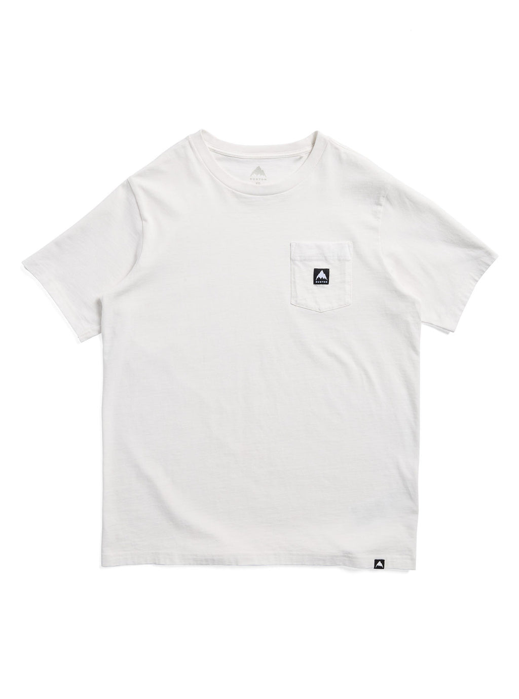 Burton Colfax Short Sleeve T-Shirt - Stout White - Burton Ss Tee Apparel