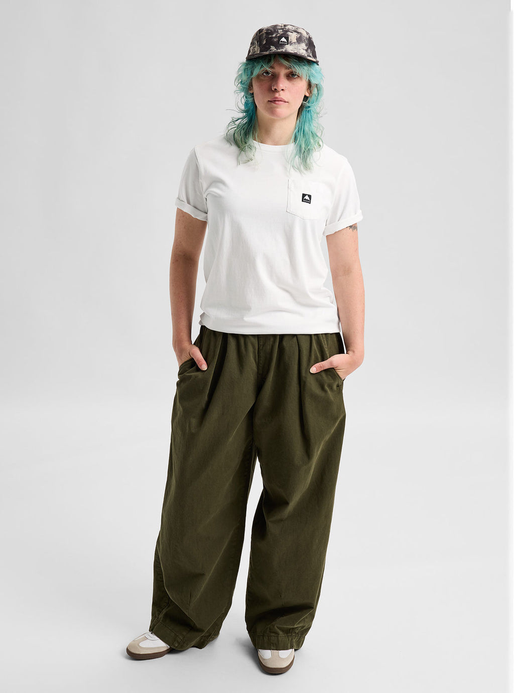 Burton Colfax Short Sleeve T-Shirt - Stout White - Burton Ss Tee Apparel - alternate view 2