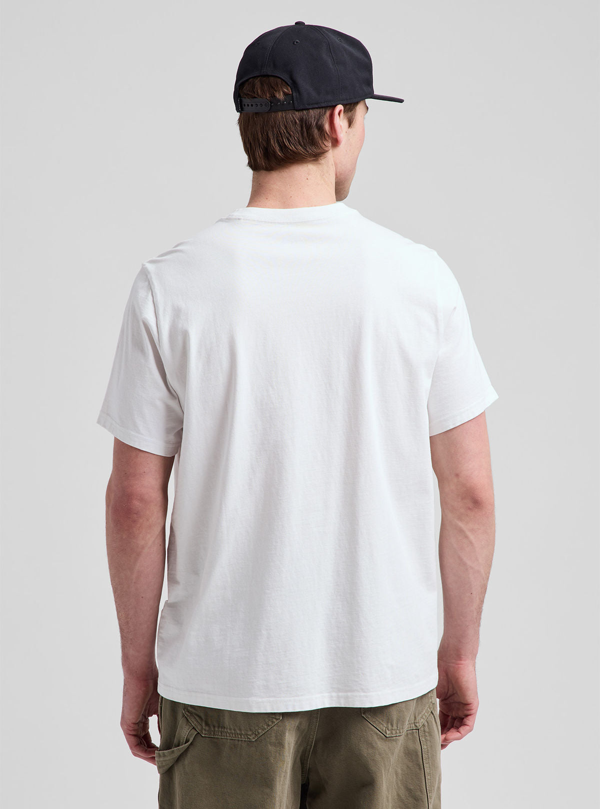 Burton Colfax Short Sleeve T-Shirt - Stout White - Burton Ss Tee Apparel - alternate view 8