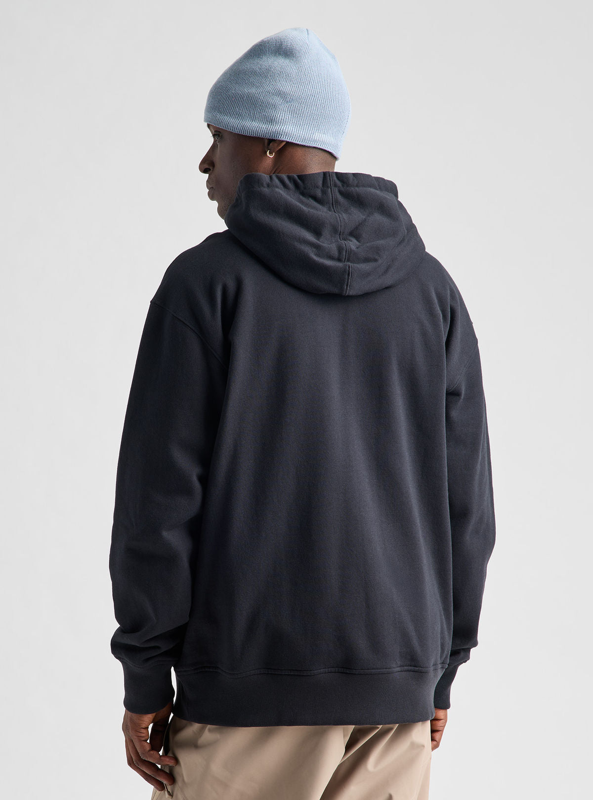 Men's Burton Mountain Pullover Hoodie - True Black - Burton Pullover Hoodie Apparel - alternate view 4
