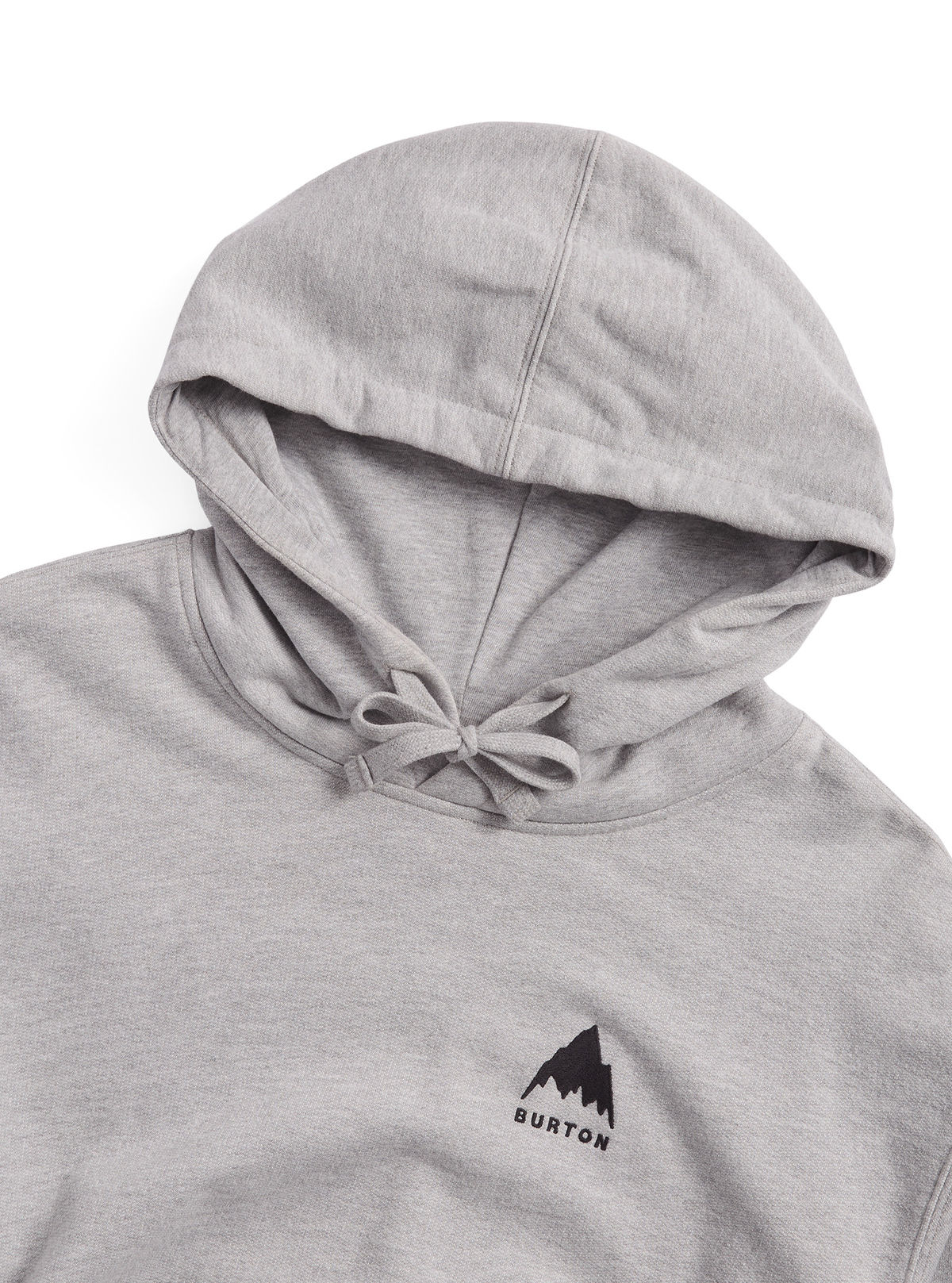 Men's Burton Mountain Pullover Hoodie - Gray Heather - Burton Pullover Hoodie Apparel - alternate view 5