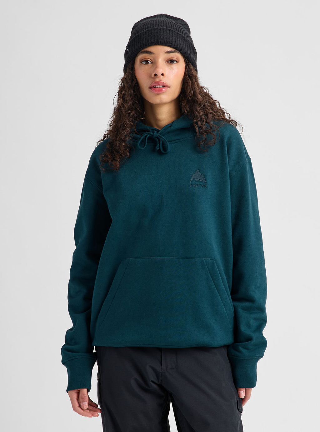 Men's Burton Mountain Pullover Hoodie - Atlantic Teal - Burton Pullover Hoodie Apparel - alternate view 7