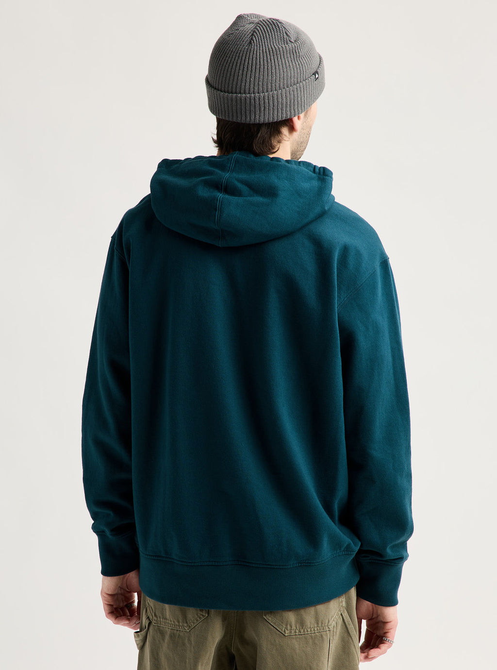 Men's Burton Mountain Pullover Hoodie - Atlantic Teal - Burton Pullover Hoodie Apparel - alternate view 4