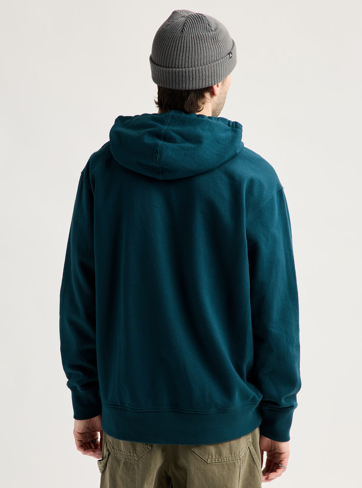 Men's Burton Mountain Pullover Hoodie - Atlantic Teal - Burton Pullover Hoodie Apparel - alternate view 4