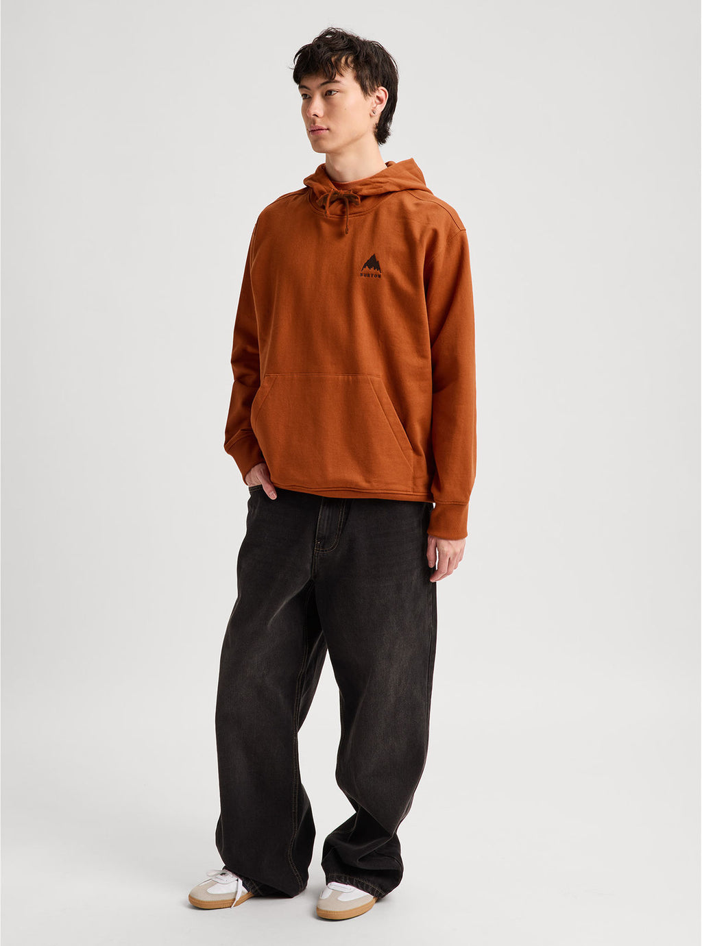 Men's Burton Mountain Pullover Hoodie - Spiced Chai - Burton Pullover Hoodie Apparel - alternate view 6