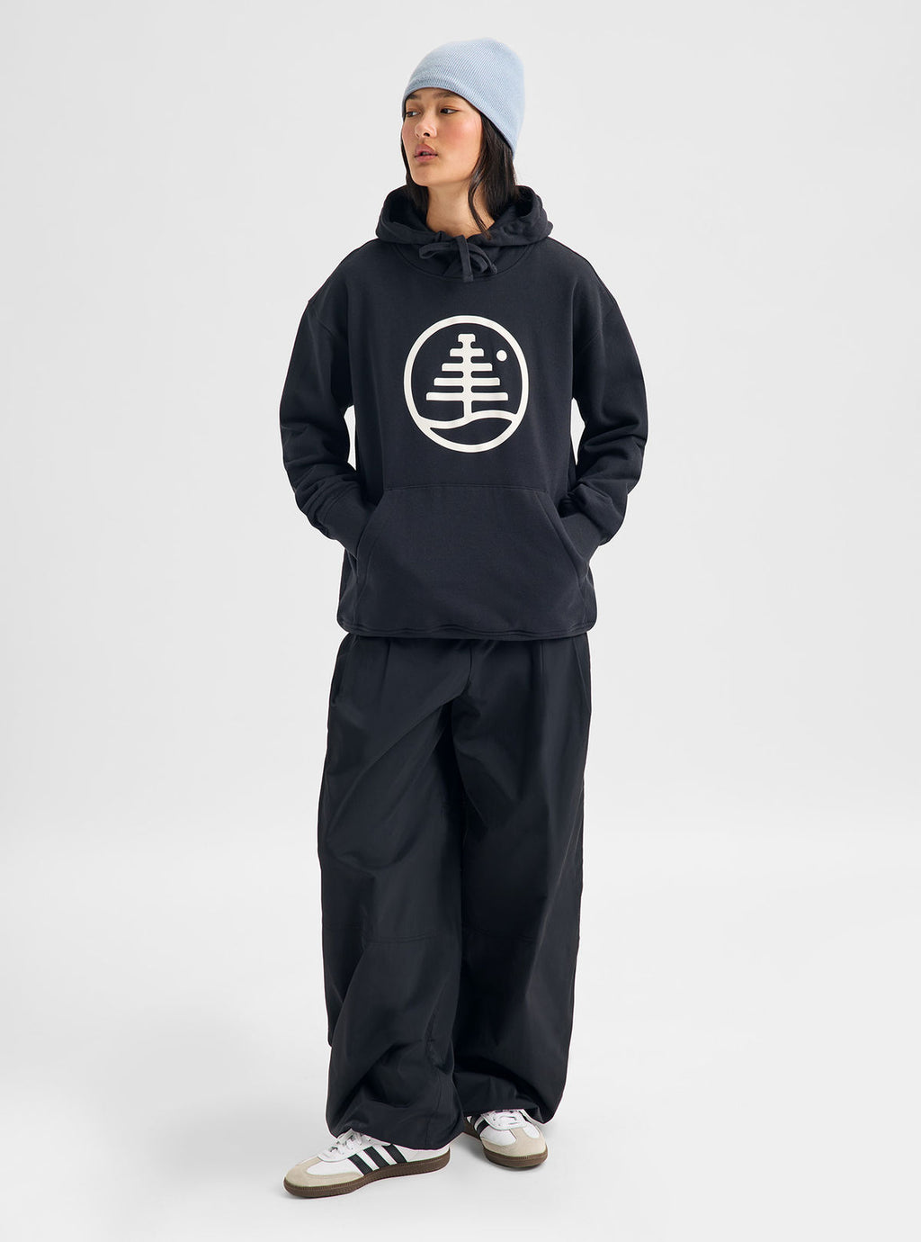 Men's Burton Family Tree Pullover Hoodie - True Black - Burton Pullover Hoodie Apparel - alternate view 2