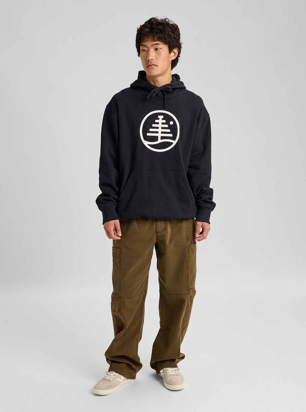 Men's Burton Family Tree Pullover Hoodie - True Black - Burton Pullover Hoodie Apparel - alternate view 6