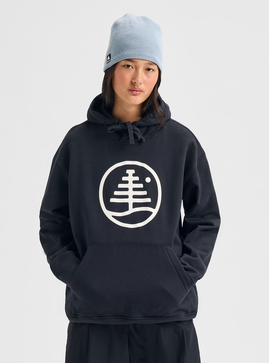 Men's Burton Family Tree Pullover Hoodie - True Black - Burton Pullover Hoodie Apparel - alternate view 3