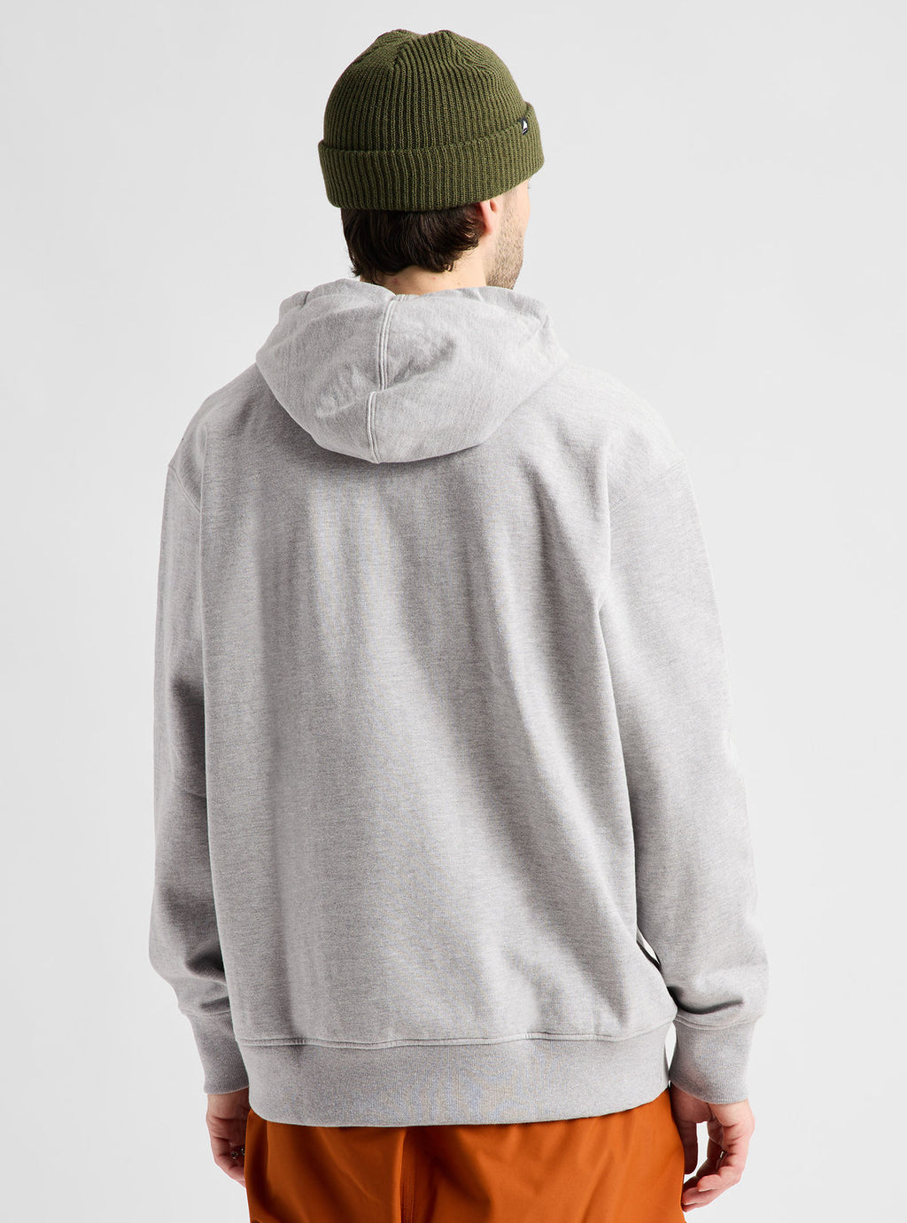Men's Burton Family Tree Pullover Hoodie - Gray Heather - Burton Pullover Hoodie Apparel - alternate view 4