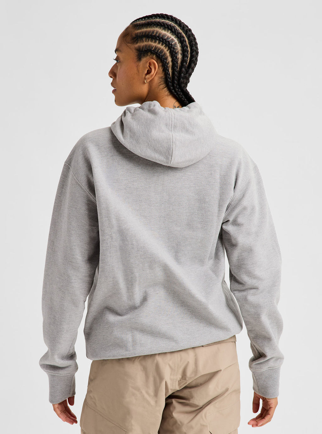 Men's Burton Family Tree Pullover Hoodie - Gray Heather - Burton Pullover Hoodie Apparel - alternate view 8