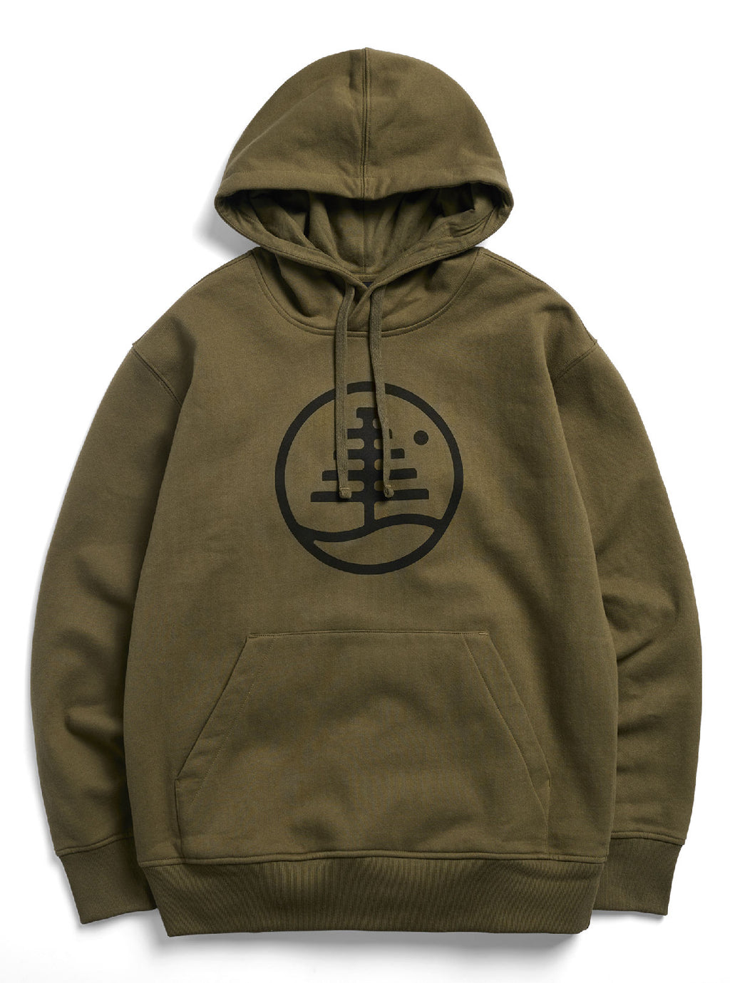 Men's Burton Family Tree Pullover Hoodie - Dried Moss - Burton Pullover Hoodie Apparel