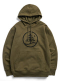 Men's Burton Family Tree Pullover Hoodie - Dried Moss - Burton Pullover Hoodie Apparel