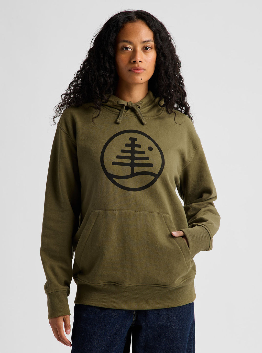 Men's Burton Family Tree Pullover Hoodie - Dried Moss - Burton Pullover Hoodie Apparel - alternate view 3