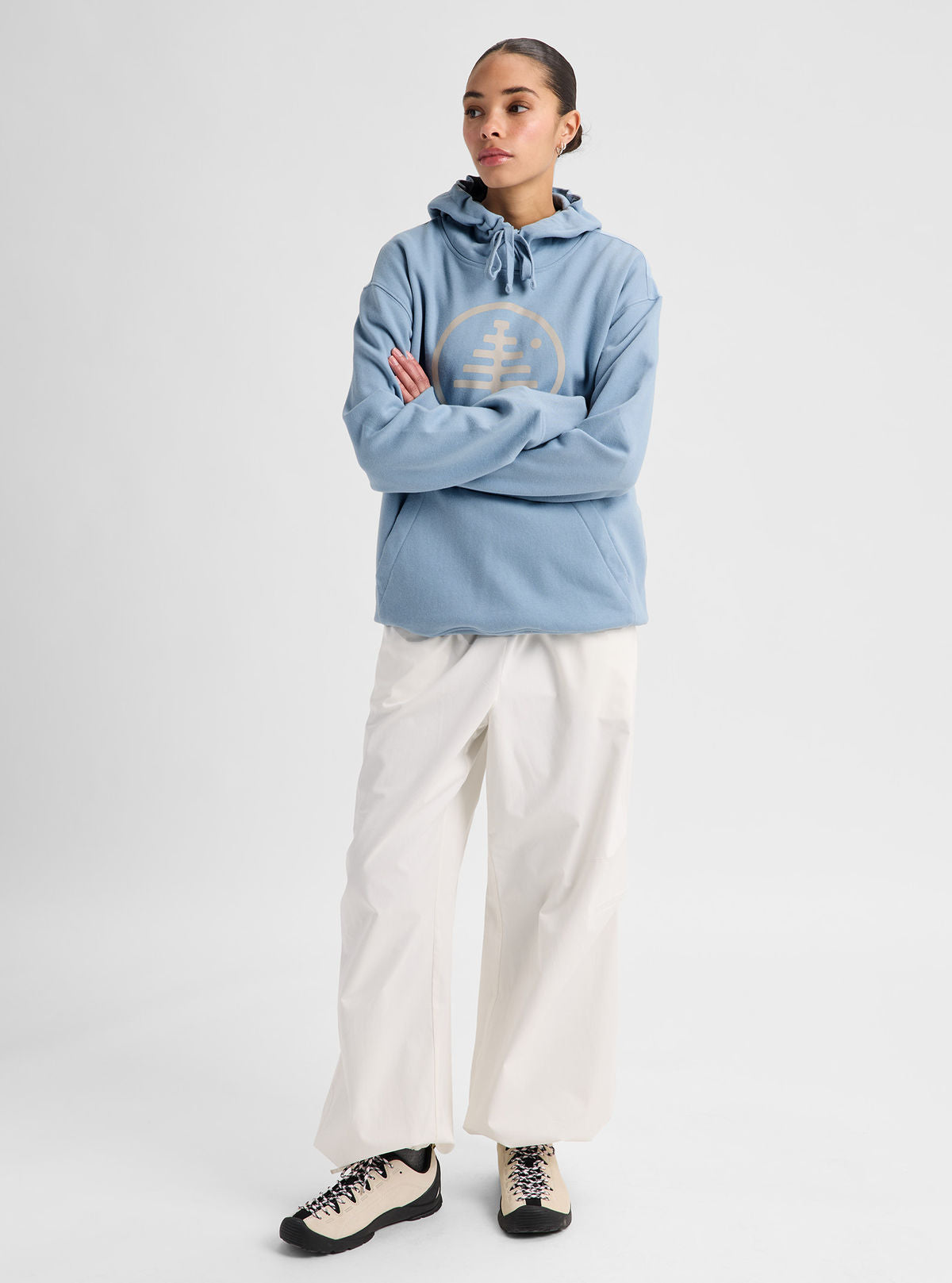 Men's Burton Family Tree Pullover Hoodie - Airstream Blue - Burton Pullover Hoodie Apparel - alternate view 2