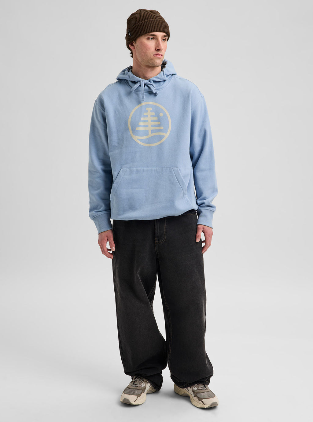 Men's Burton Family Tree Pullover Hoodie - Airstream Blue - Burton Pullover Hoodie Apparel - alternate view 6
