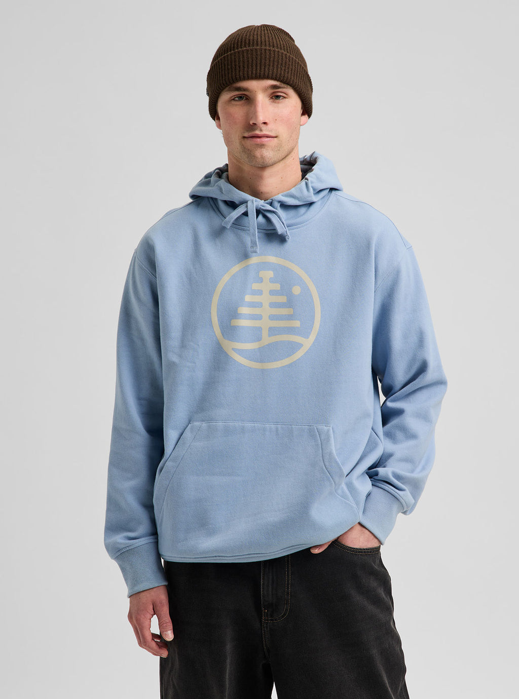 Men's Burton Family Tree Pullover Hoodie - Airstream Blue - Burton Pullover Hoodie Apparel - alternate view 7
