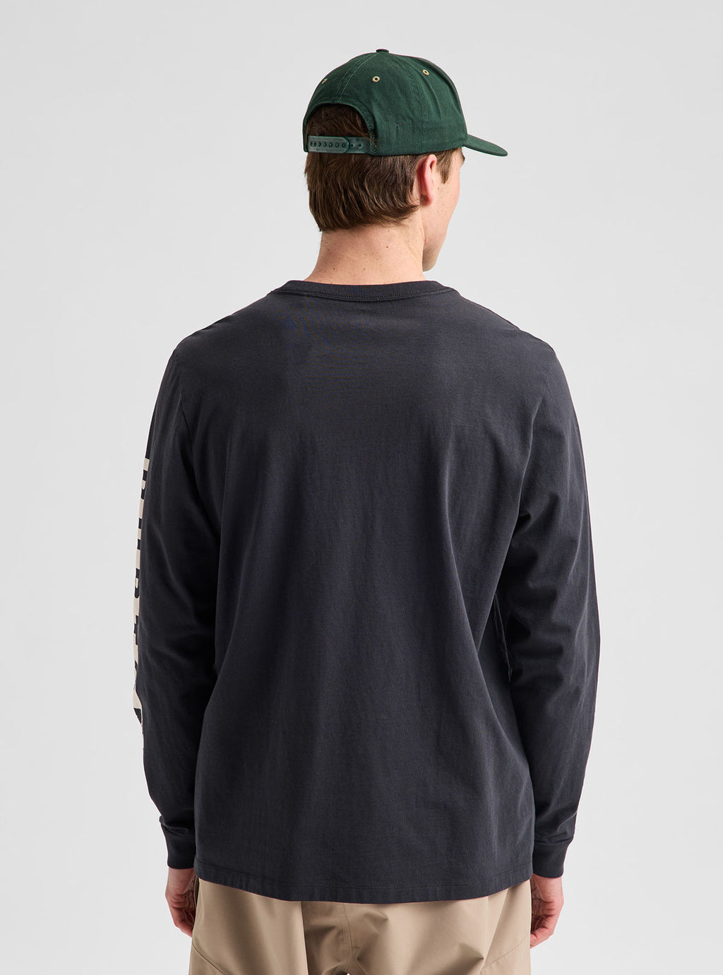 Men's Burton Elite Long Sleeve T-Shirt - True Black - Burton LS Tee Apparel - alternate view 4