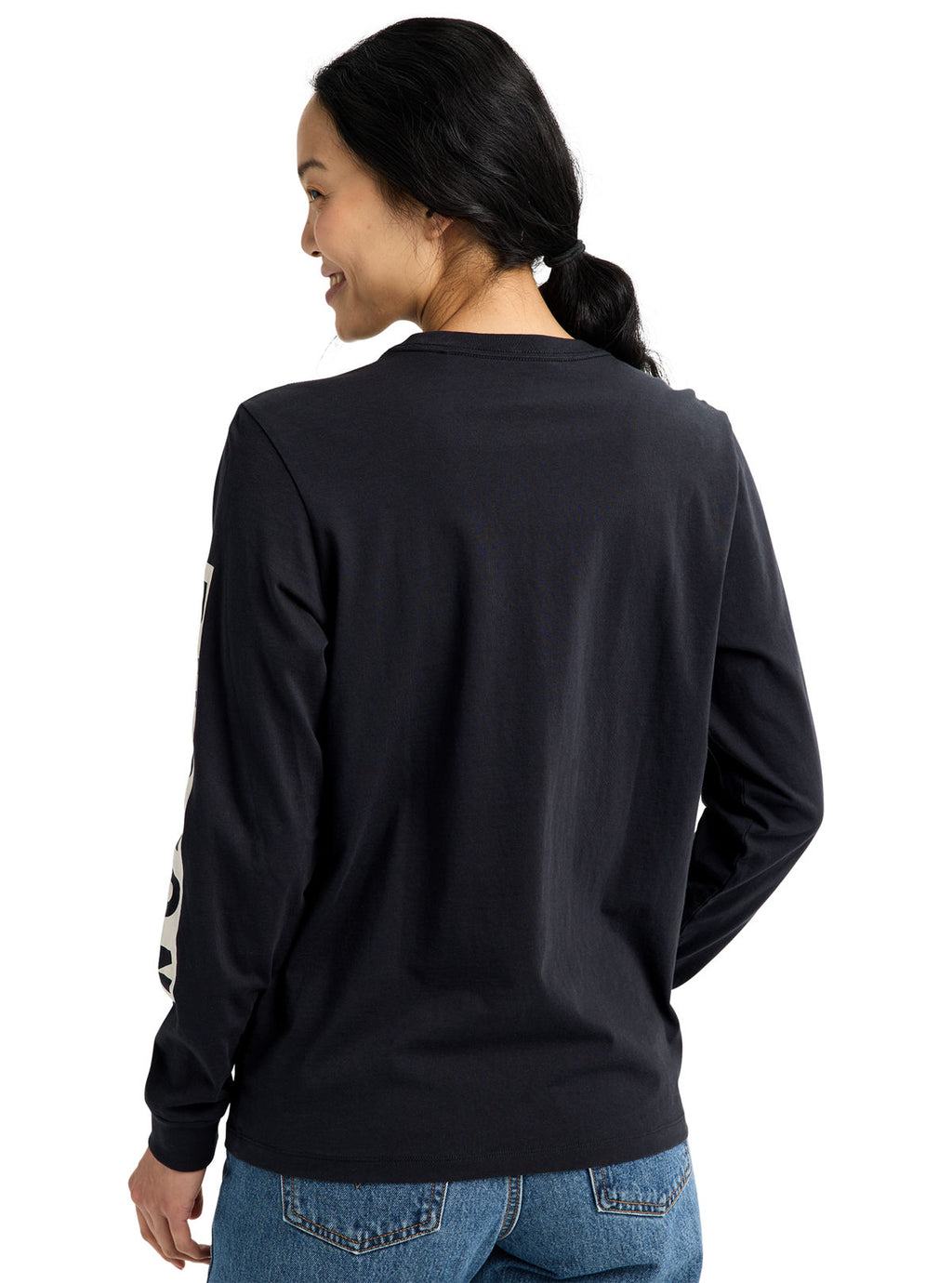 Men's Burton Elite Long Sleeve T-Shirt - True Black - Burton LS Tee Apparel - alternate view 7