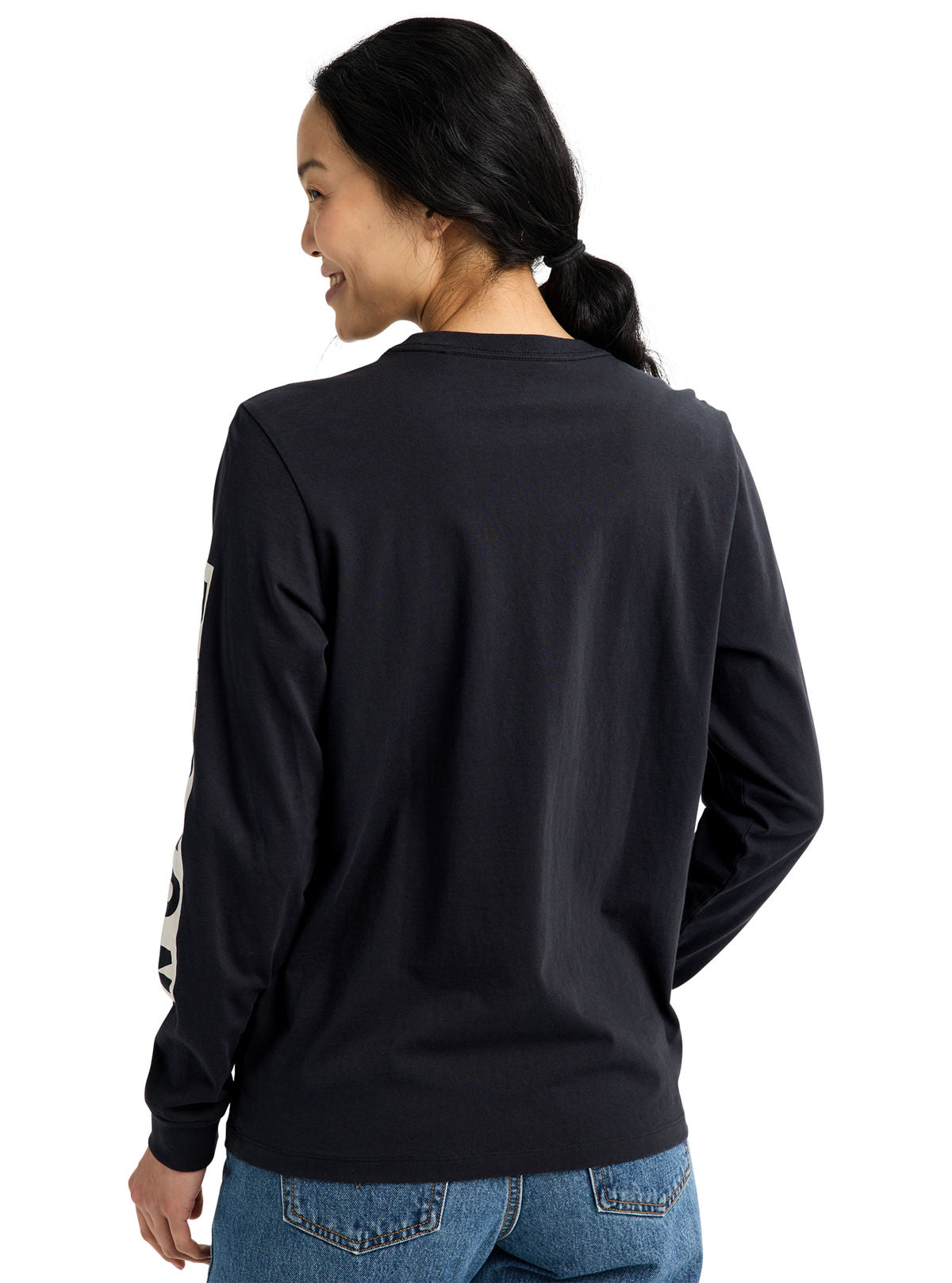 Men's Burton Elite Long Sleeve T-Shirt - True Black - Burton LS Tee Apparel - alternate view 7