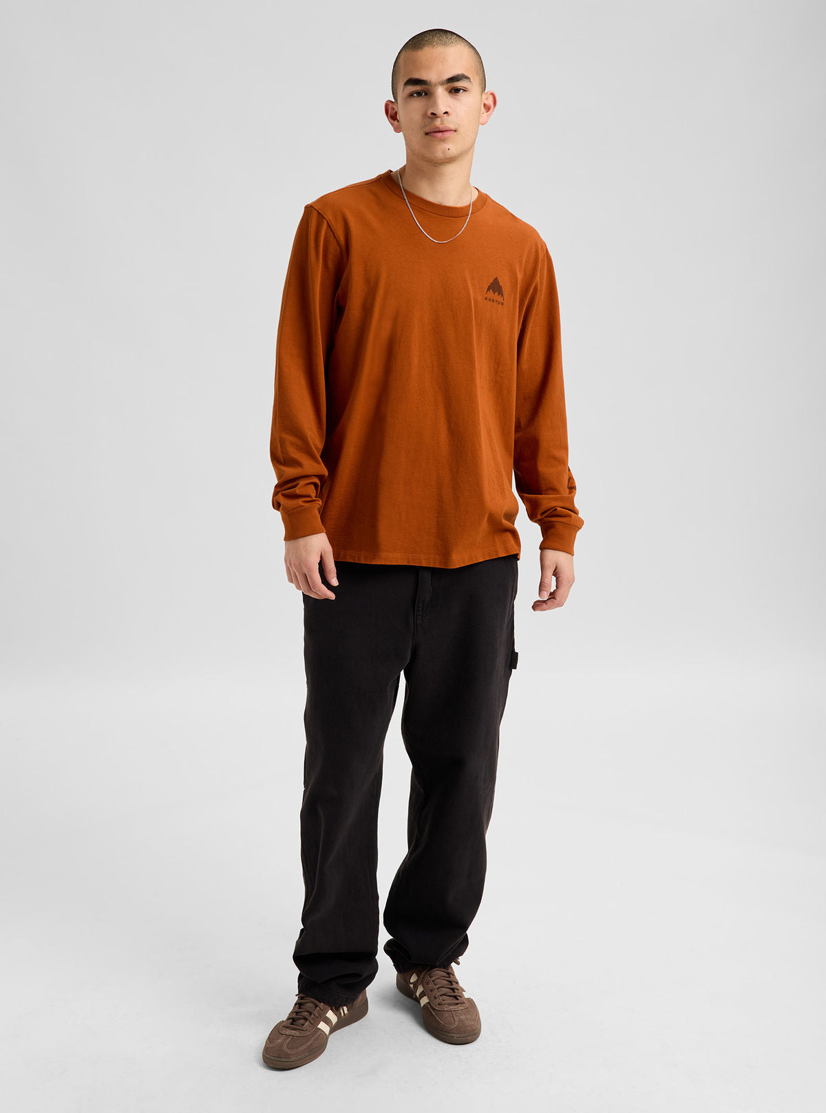 Men's Burton Elite Long Sleeve T-Shirt - Spiced Chai - Burton LS Tee Apparel - alternate view 2