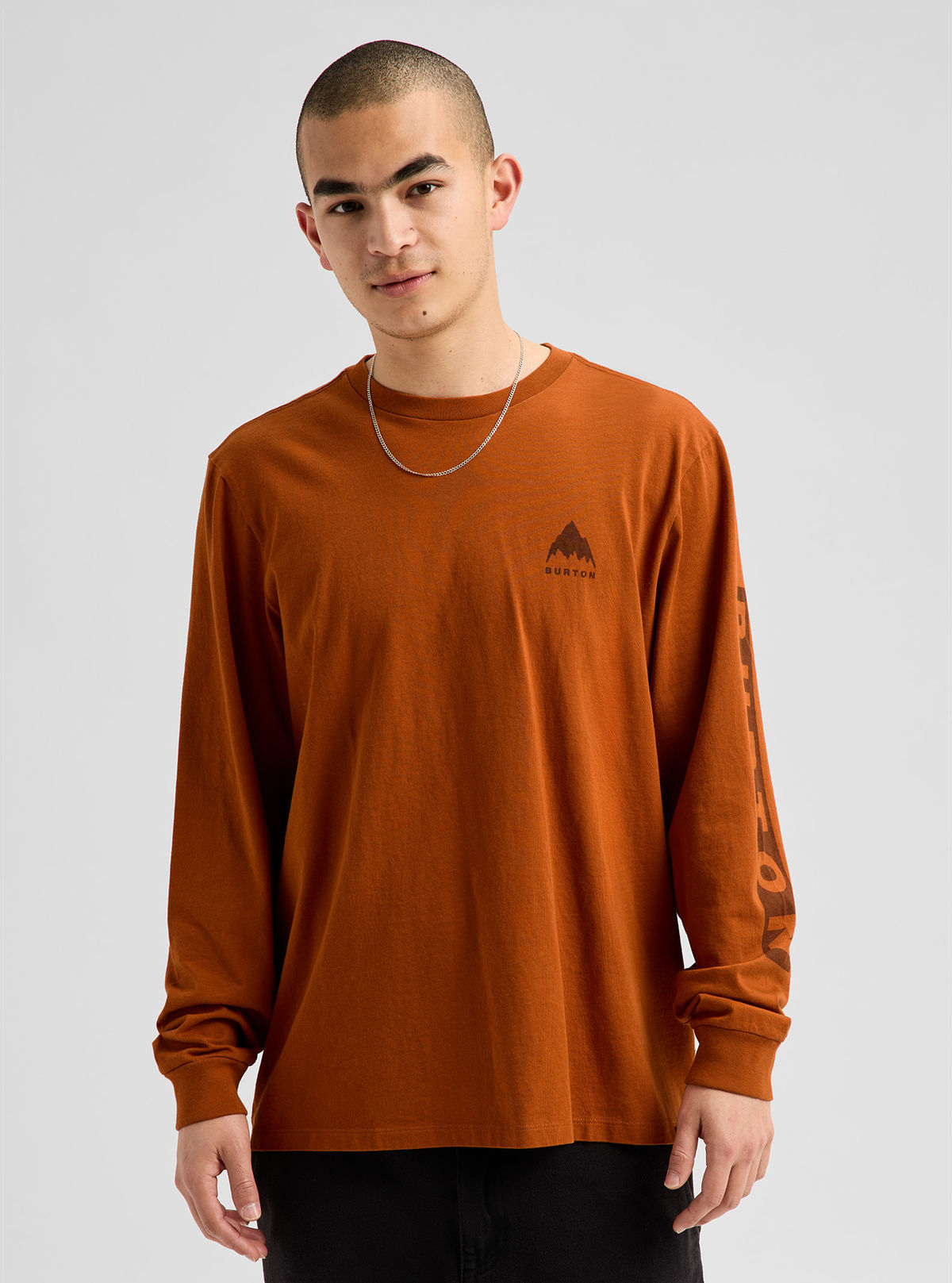 Men's Burton Elite Long Sleeve T-Shirt - Spiced Chai - Burton LS Tee Apparel - alternate view 3