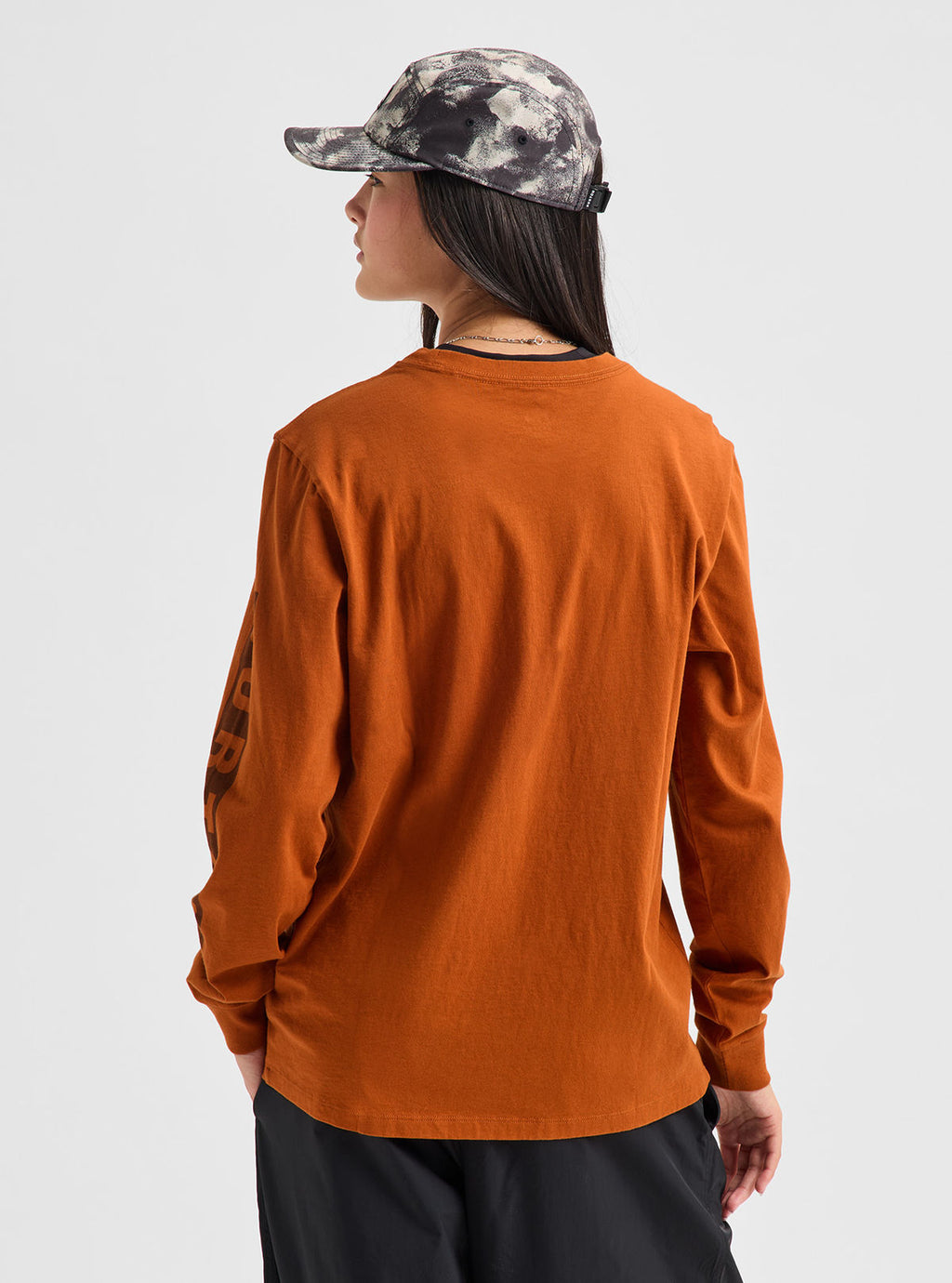 Men's Burton Elite Long Sleeve T-Shirt - Spiced Chai - Burton LS Tee Apparel - alternate view 8